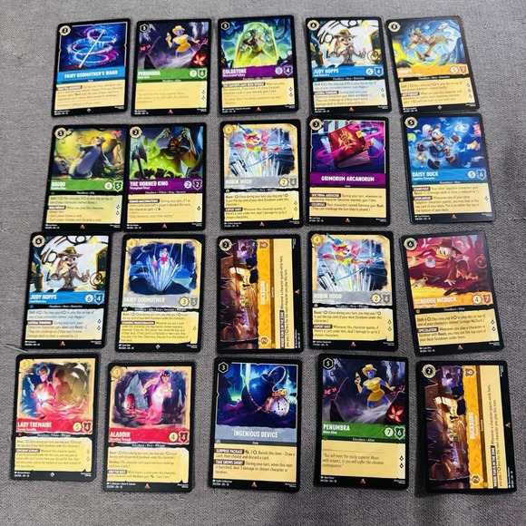 250 Lorcana Whispers In The Well Card Lot Rares Super Rares Foils C/UC +